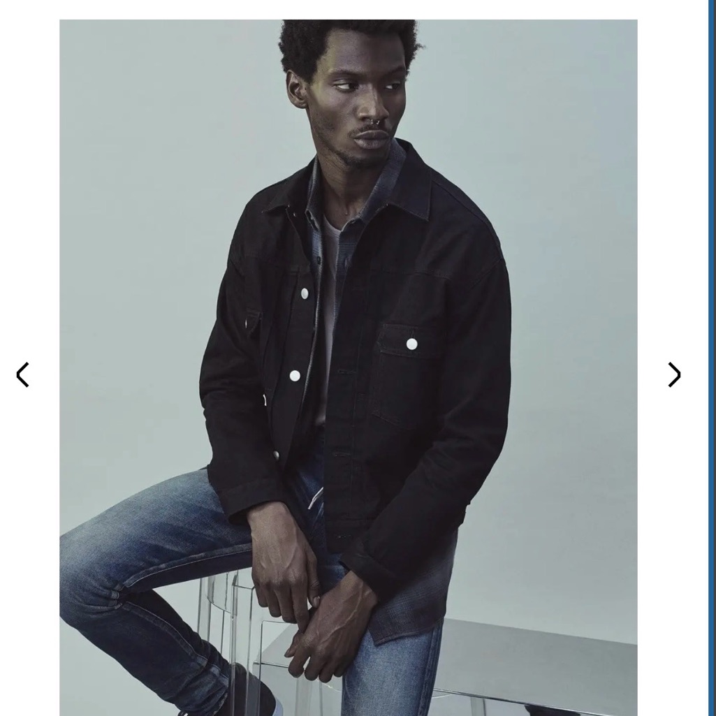 John Elliott Black Lightweight Denim Jacket Made In Japan